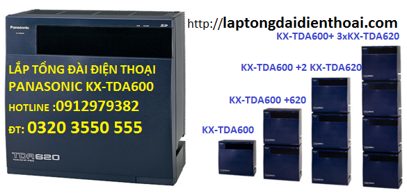 Lắp tổng đài điện thoại nội bộ panasonic kx-tda600 tại đà nẵng