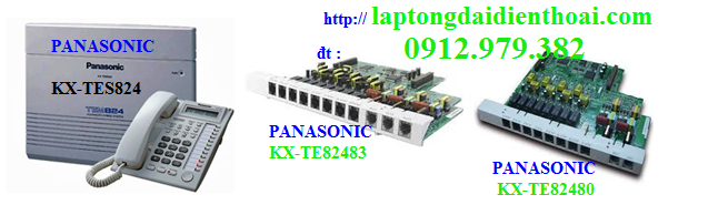 lắp tổng đài điện thoại panasonic kx-tes824 ( 8-24 )